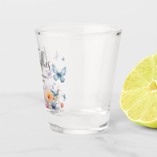 Brautparty-Tabelle über die Lebensdauer von Schmet Schnapsglas (Rechts)