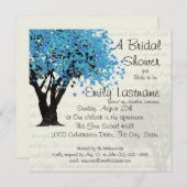 Brautparty tanzende Blooms Tree Einladung (Vorne/Hinten)