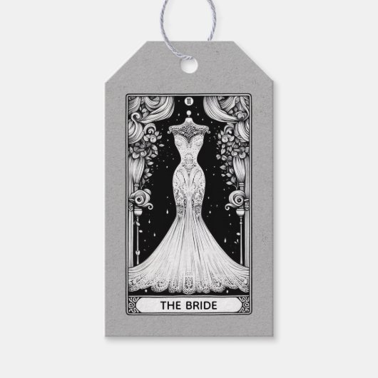 Brautparty Tarot Geschenkanhänger (Vorderseite)