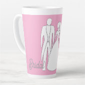 Brautparty-Tasse Milchtasse (Linke Ecke)