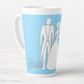 Brautparty-Tasse Milchtasse (Linke Ecke)