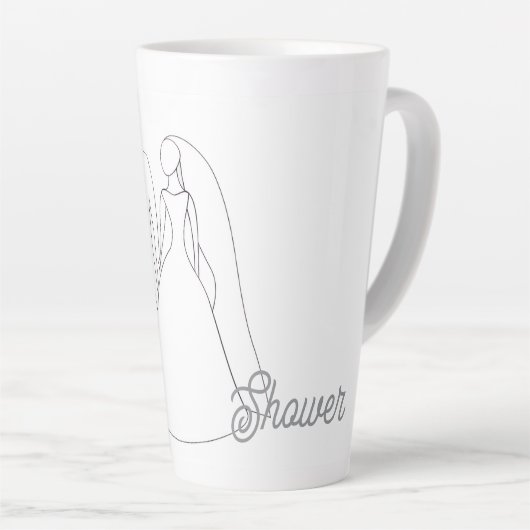 Brautparty-Tasse Milchtasse (Rechte Ecke)