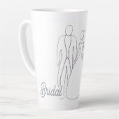Brautparty-Tasse Milchtasse (Linke Ecke)