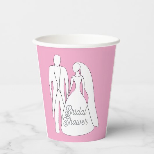 Brautparty-Tasse Pappbecher (Vorderseite)