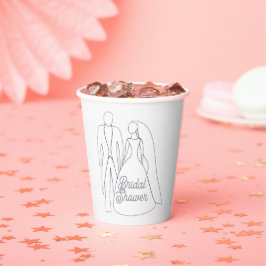 Brautparty-Tasse Pappbecher