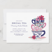 Brautparty Tea Cups Einladung (Vorderseite)