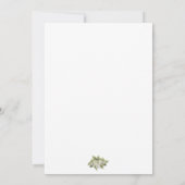 Brautparty Tea Party Einladung (Rückseite)