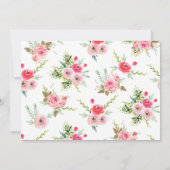 Brautparty Tea Party Einladung (Rückseite)