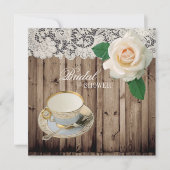 Brautparty Tea Party Einladung (Vorderseite)