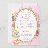 Brautparty Tea Party Einladung (Vorderseite)