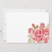 Brautparty Tea Party Einladungen (Rückseite)