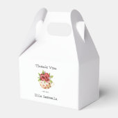 Brautparty Tea Party Geschenkschachtel (Rückseite)