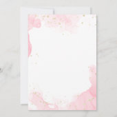 Brautparty Tea Party Zeit für Tee mit Brid Einladung (Rückseite)