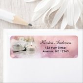 Brautparty Tea | Pink-Bokeh-Adressetikett (Insitu)