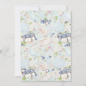 Brautparty Tea Rodelbahn mit Aussicht Einladung (Rückseite)