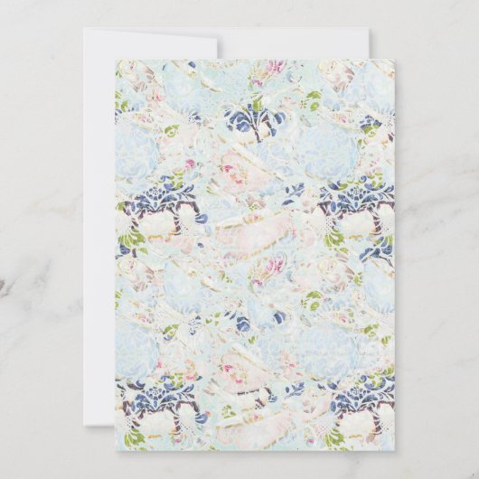 Brautparty Tea Rodelbahn mit Aussicht Einladung (Rückseite)