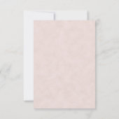 Brautparty Tee Party Danke Karte (Rückseite)