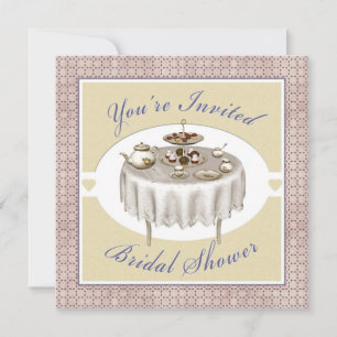 Brautparty Tee Party Desserts Piazza della Riforma Einladung