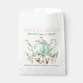 Brautparty Tee Party Liebe ist Sweet Favor Tasche Geschenktütchen (Vorderseite)