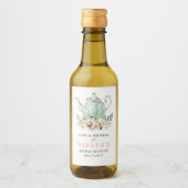 Brautparty Tee Party Mini Weinkeller Weinetikett (Vorderseite)