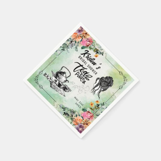 Brautparty Tee Party Paper Napkins Serviette (Ecke)