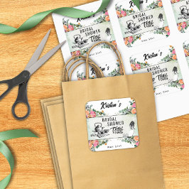 Brautparty Tee Party Personalisiert Aufkleber