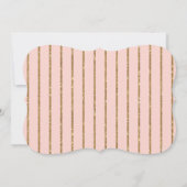 Brautparty Tee Party Teacup Gold Glitzer Moderne Einladung (Rückseite)