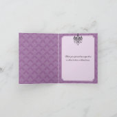 Brautparty Tee Party Vielen Dank Dankeskarte (Innenseite)