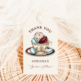 Brautparty Tee Party Vielen Dank Geschenkanhänger