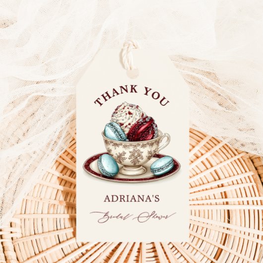 Brautparty Tee Party Vielen Dank Geschenkanhänger