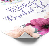 Brautparty Tee Willkommen Poster (Ecke)