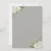 Brautparty Teezeremonie auf dem Lande Einladung (Rückseite)