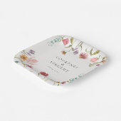 Brautparty-Teller mit Blumenkohl Pappteller (Gewinkelt)