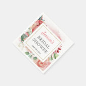 Brautparty-Tischcocktail aus Pepper Spring Serviette (Ecke)