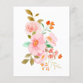 Brautparty-Trivialfrage zu Wasserfarben Flyer (Hinten)