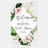 Brautparty Tropical Aloha Acrylschild (Winkel)