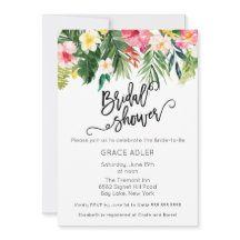 Brautparty tropische Blume