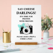 Brautparty Türkis Acrylschild (Hochzeit)