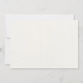 Brautparty über große Entfernungen per Post Einladung (Rückseite)