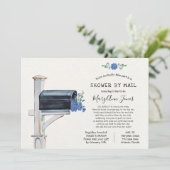 Brautparty über große Entfernungen per Post Einladung (Stehend Vorderseite)