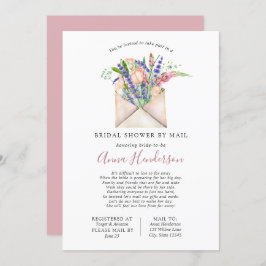 Brautparty über große Entfernungen per Post Einladung