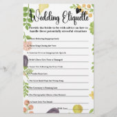 Brautparty-Umschließungskarte frisch (Vorderseite)