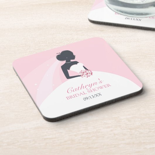 Brautparty-Untersetzer (Set von 4) Untersetzer (Linke Seite)