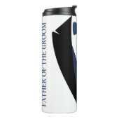 Brautparty Vater des Grooms Thermosbecher (Nach links gedreht)