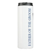 Brautparty Vater des Grooms Thermosbecher (Rückseite)