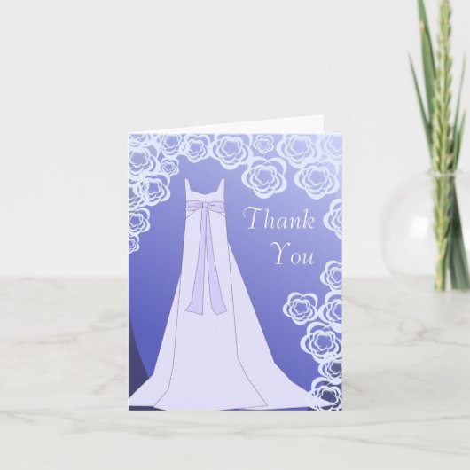 Brautparty Vielen Dank Dankeskarte (Vorderseite)