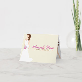 Brautparty Vielen Dank Dankeskarte