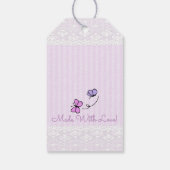 Brautparty Vielen Dank, dass Sie Aquarellfarben-St Geschenkanhänger (Rückseite)