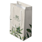 Brautparty Vielen Dank, dass Sie in der Herberge k Kleine Geschenktüte (Rückseite Schrägansicht)