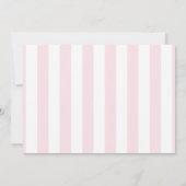 Brautparty Vielen Dank, dass Sie Rosa und Gold Flo Dankeskarte (Rückseite)